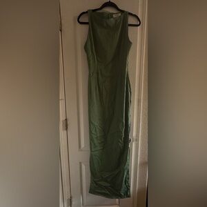 House of CB Sage Green Sleeveless Maxi Dress